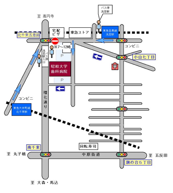 周辺駅からのアクセスマップ